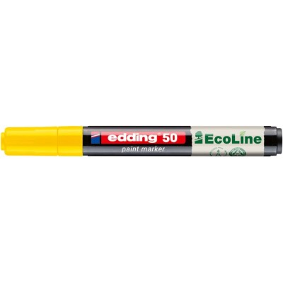 Lakkmarker, 2-3 mm, EDDING "50", sárga
