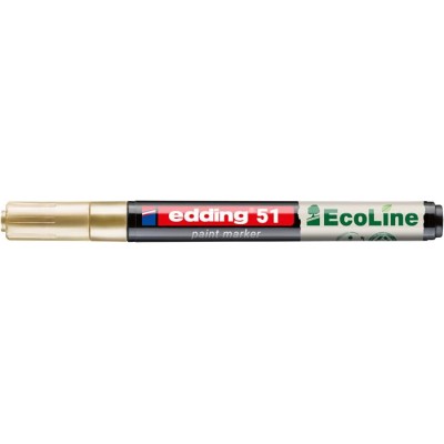 Lakkmarker, 1-2 mm, EDDING "51", arany