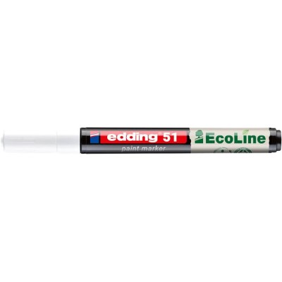 Lakkmarker, 1-2 mm, EDDING "51", fehér