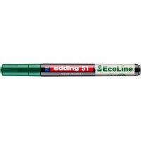 Lakkmarker, 1-2 mm, EDDING "51", zöld