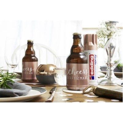 Akrilfesték spray, 200 ml, EDDING "5200", matt arany