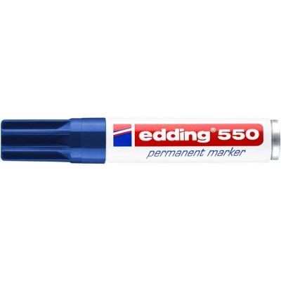 Alkoholos marker, 3-4 mm, EDDING "550", kék