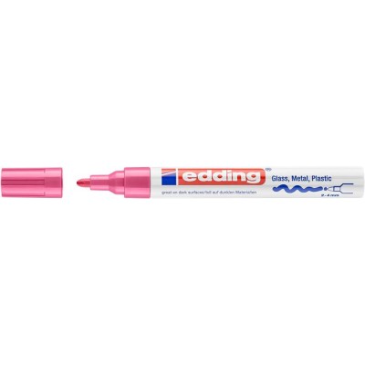 Lakkmarker, 2-4 mm, EDDING "750", rózsaszín