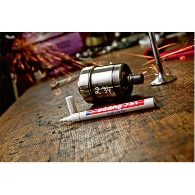 Lakkmarker, 1-2 mm, EDDING "751", barna