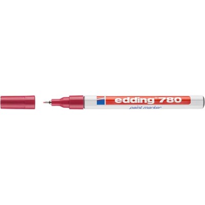 Lakkmarker, 0,8 mm, EDDING "780", piros
