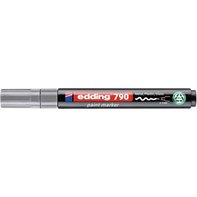 Lakkmarker, 2-3 mm, PCR, EDDING "790", ezüst