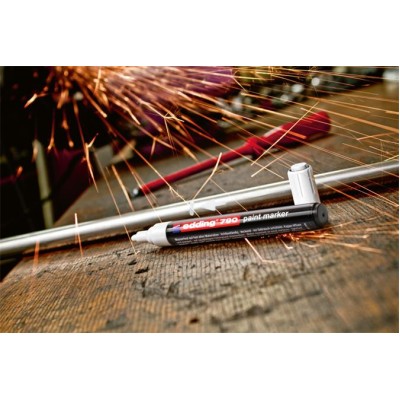 Lakkmarker, 2-3 mm, EDDING "790", fekete