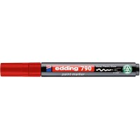 Lakkmarker, 2-3 mm, PCR, EDDING "790", piros