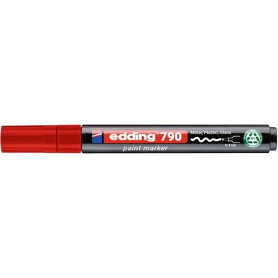 Lakkmarker, 2-3 mm, PCR, EDDING "790", piros