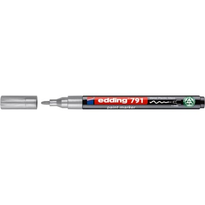 Lakkmarker, 1-2 mm, PCR, EDDING "791", ezüst