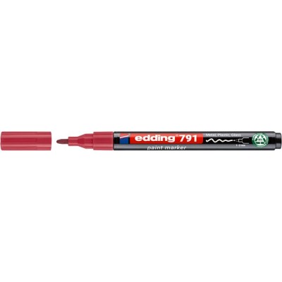 Lakkmarker, 1-2 mm, PCR, EDDING "791", rózsaszín