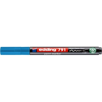Lakkmarker, 1-2 mm, PCR, EDDING "791", világoskék