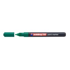 Lakkmarker, 1-2 mm, EDDING "791", zöld