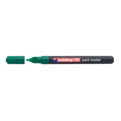 Lakkmarker, 1-2 mm, EDDING "791", zöld