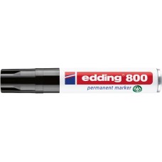 Alkoholos marker, 4-12 mm, vágott, EDDING "800", fekete