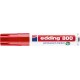 Alkoholos marker, 4-12 mm, vágott, EDDING "800", piros