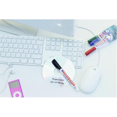 Alkoholos marker, CD/DVD, 0,5-1 mm, EDDING "8400", kék