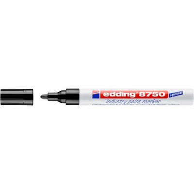 Lakkmarker, 2-4 mm, EDDING, "8750", fekete