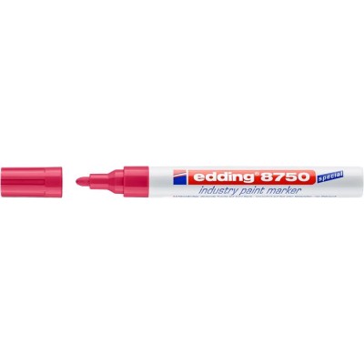 Lakkmarker, 2-4 mm, EDDING, "8750", piros