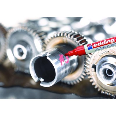 Lakkmarker, 2-4 mm, EDDING, "8750", piros