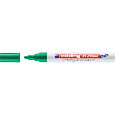 Lakkmarker, 2-4 mm, EDDING, "8750", zöld