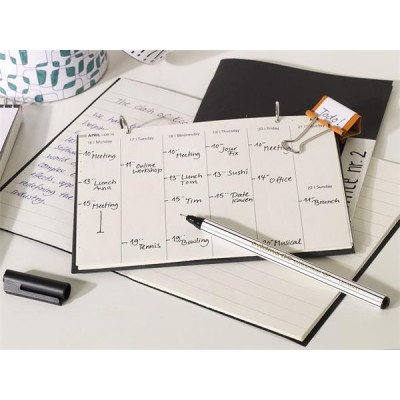 Tűfilc, 0,3 mm, EDDING "89 Office Liner", fekete
