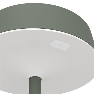 Akkus asztali lámpa, USB, CCT LED, 3 W, EGLO "Simeri", olivazöld