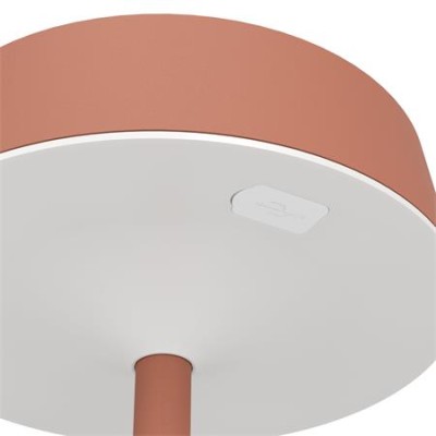 Akkus asztali lámpa, USB, CCT LED, 3 W, EGLO "Simeri", rozsdavörös