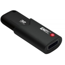 Pendrive, 32GB, USB 3.2, titkosított, EMTEC "B120 Click Secure"
