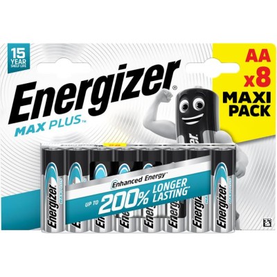 Elem, AA ceruza, 8 db, ENERGIZER "Max Plus"