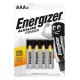 Elem, AAA mikro, 4 db, ENERGIZER "Alkaline Power"