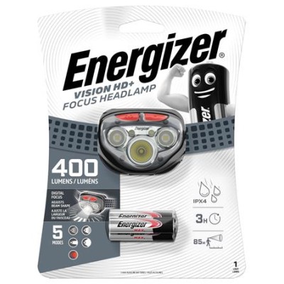 Fejlámpa, 3 LED, 3xAAA, ENERGIZER "Headlight Vision HD Focus"
