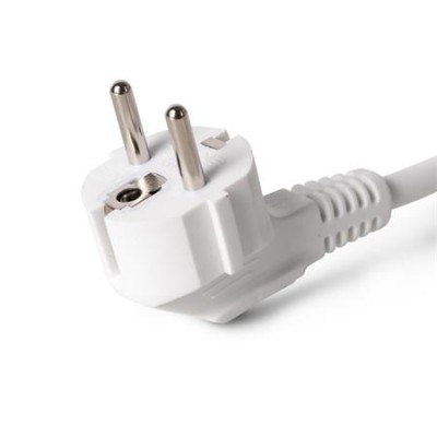 Elosztósor, 3 aljzat, 1,5 m, USB, kapcsolóval, ENTAC, fehér