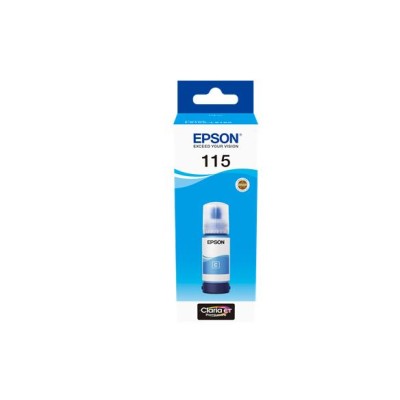 T07D24 Tinta, EcoTank L8160, L8180 nyomtatókhoz, EPSON, cián, 70 ml