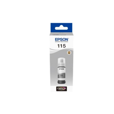 T07D54 Tinta, EcoTank L8160, L8180 nyomtatókhoz, EPSON, szürke, 70 ml