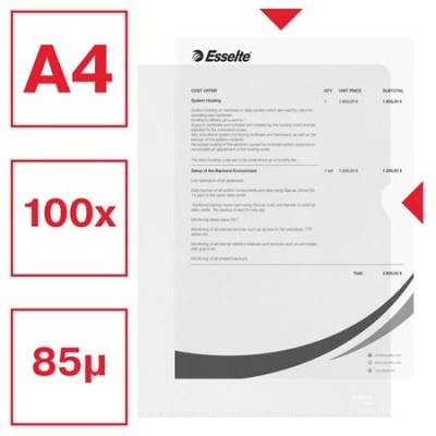 Genotherm, "L", A4, 85 mikron, narancsos felület, ESSELTE  "Standard"