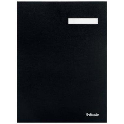 Aláírókönyv, A4, 20 részes, karton, ESSELTE, fekete