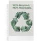 Genotherm, lefűzhető, A4, 70 mikron, narancsos felület, ESSELTE "Recycled"