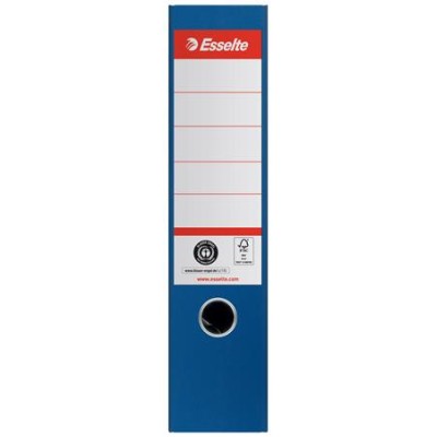Iratrendező, 75 mm, A4, Co2-semleges, élvédő sínnel, ESSELTE "No.1", kék