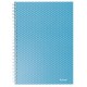 Spirálfüzet, A5, kockás, 80 lap, ESSELTE "Colour`Breeze", kék
