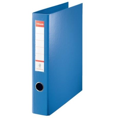 Gyűrűs könyv, 4 gyűrű, D alakú, 60 mm, A4 maxi, PP, ESSELTE "Jumbo Vivida", kék