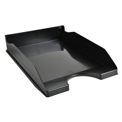Irattálca, műanyag, A4+, EXACOMPTA "EcoBlack", fekete