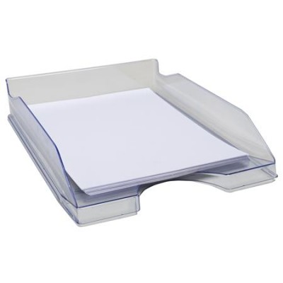Irattálca, műanyag, A4+, EXACOMPTA "Linicolor®", jégkék