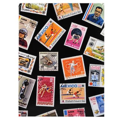 Album, bélyeggyűjtő, 22,5x30,5 cm, 8 lap, EXACOMPTA "Sport"