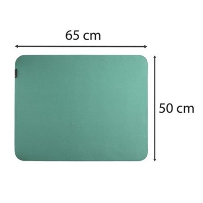 Könyökalátét, filc, 500x650 mm, EXACOMPTA "Teksto", kékeszöld