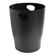 Papírkosár, 15 liter, PP, EXACOMPTA "Ecobin Economy", fekete