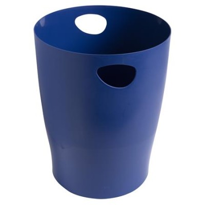 Papírkosár, 15 liter, PP, EXACOMPTA "Ecobin", sötétkék