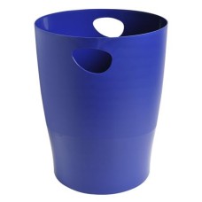 Papírkosár, 15 liter, PP, EXACOMPTA "Ecobin", sötétkék