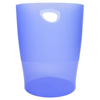 Papírkosár, 15 liter, PP, EXACOMPTA "Linicolor", jégkék