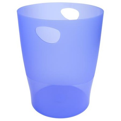 Papírkosár, 15 liter, PP, EXACOMPTA "Linicolor", jégkék